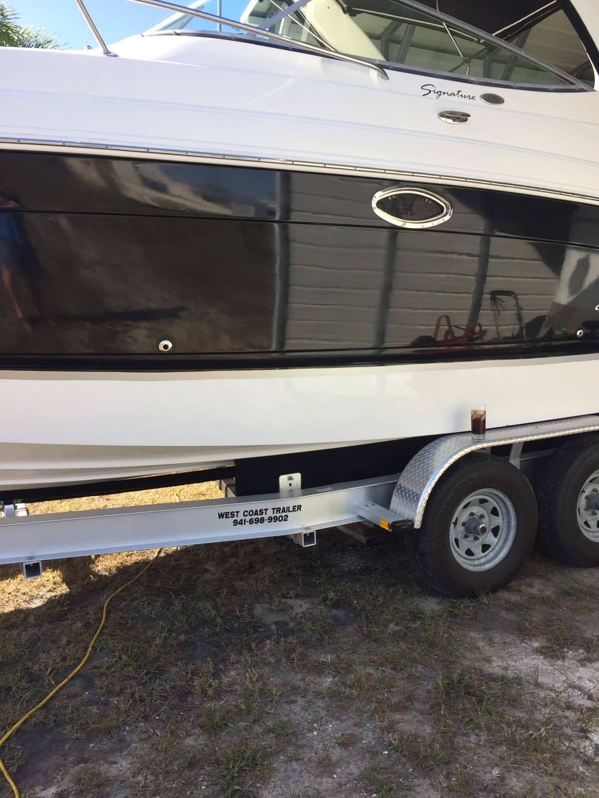 Boat Glass Koenig Polish application